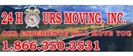 24 Hours Moving Logo