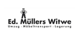 Ed. Müllers Witwe Internationale Möbelspedition Logo