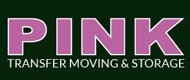 Pink Transfer Moving & Storage Logo