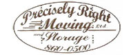 Precisely Right Moving and Storage Logo