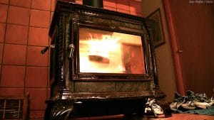 How to move a wood stove