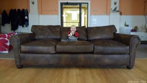 Moving large furniture