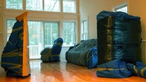 Movign blankets are indispensable when moving house.