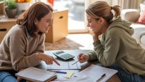 Moving in with friends