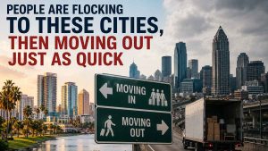 Which cities do people regret moving to
